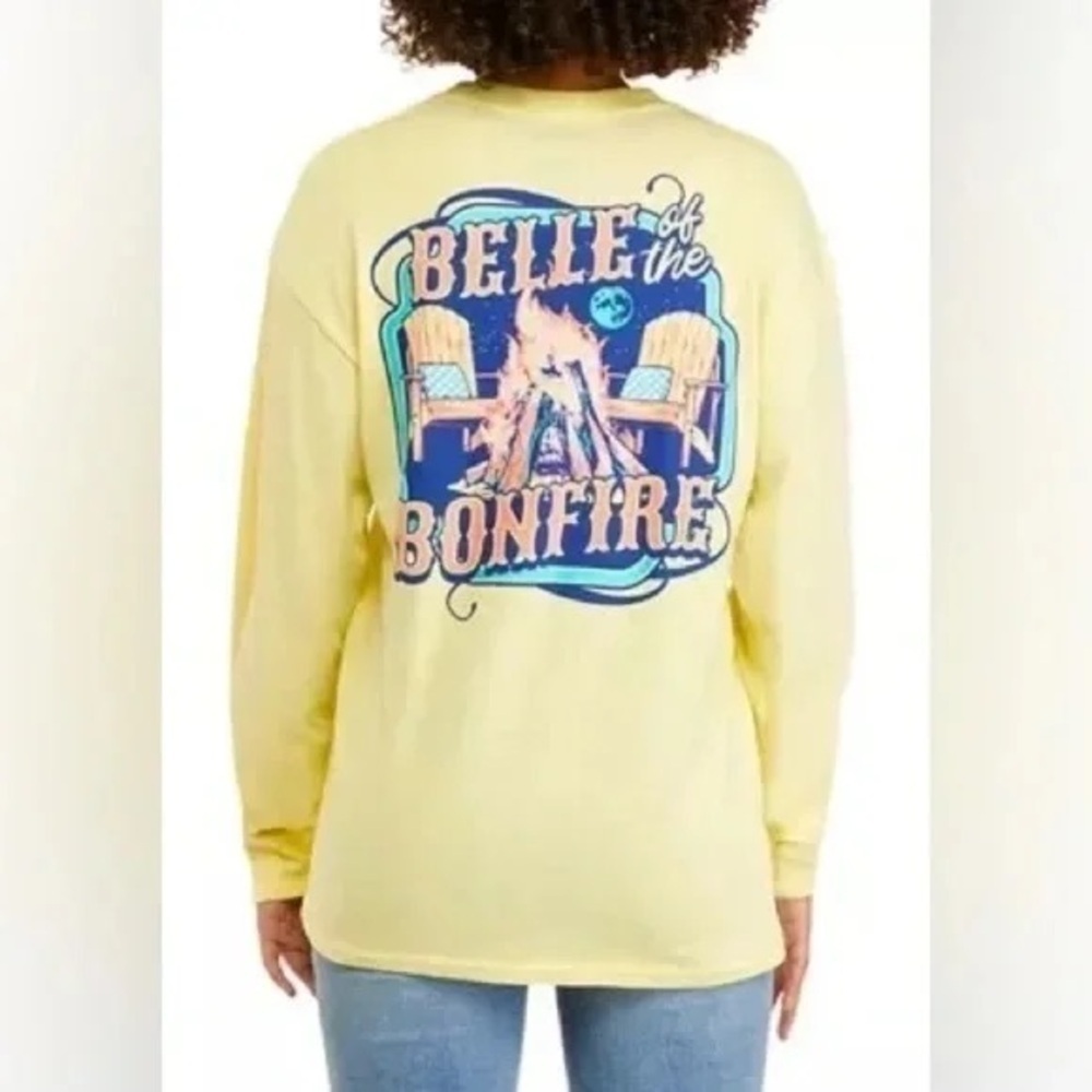 ❄️ Benny & Belle | Long Sleeve Belle of the Bonfire Graphic T-Shirt Various
